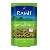 Rajah Whole Green Cardamoms (50g)  Adomoo